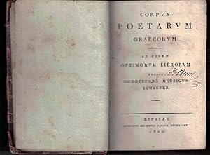 Corpus poetarum graecorum. ad fidem optimorum librorum. Homeri. Illias Bd.I. (1-XII)