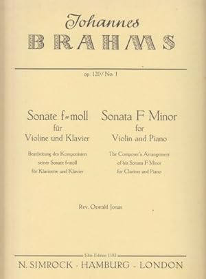 Violin Sonata in f minor, Op.120 No.1