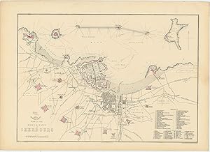 Plan of the Port & Town of Cherbourg.