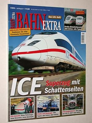 Bild des Verkufers fr Bahn Extra 4/2013 (Juli/August) - ICE: Superzug mit Schattenseiten; Fahrzeugprobleme: Die Lage bei ICE 3, ICE-T und Velaro D. zum Verkauf von Versandantiquariat Kerstin Daras