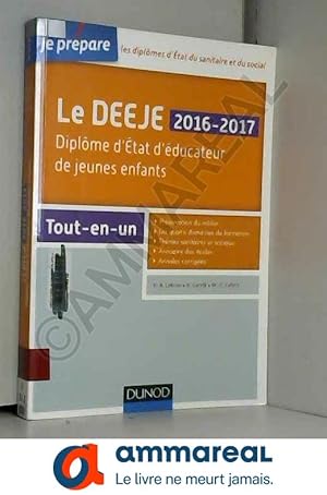 Bild des Verkufers fr Je prpare le DEEJE 2016-2017 - 2e d. - Diplme d'tat d'ducateur de jeunes enfants zum Verkauf von Ammareal