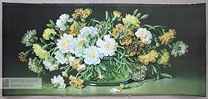 Nelken - Gillyflowers - Steinzeichnung Lithographie - Kunstanstalten May, Nr 5048.