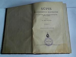 Supis Slovenskych Rozpravok (Collection de Contes slovaques Populaires)