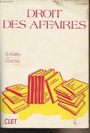 Seller image for Droit des affaires for sale by Le-Livre