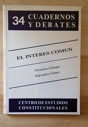 Imagen del vendedor de EL INTERS COMN a la venta por Itziar Arranz Libros & Dribaslibros