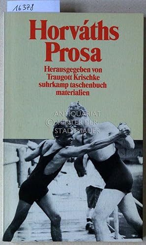 Seller image for Horvths Prosa. [= suhrkamp taschenbuch materialien, 2094] for sale by Antiquariat hinter der Stadtmauer