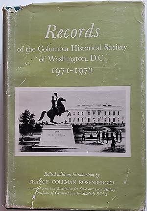 Immagine del venditore per Records of the Columbia Historical Society of Washington, D.C., 1971-1972 venduto da MyLibraryMarket