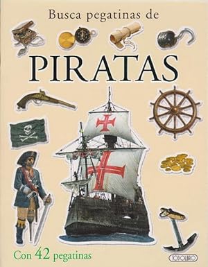 Bild des Verkufers fr Piratas. Con 42 pegatinas. Edad: 5+. zum Verkauf von La Librera, Iberoamerikan. Buchhandlung