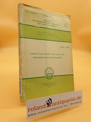 Umfang und Kosten der Sach- und Barleistungen bei Krankheit : Bericht v. d. 15. Generalversammlg ...