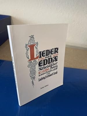 Lieder der Edda, Altheldischer Sang in neues Deutsch gefaßt