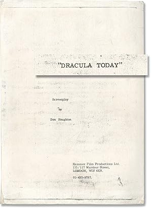 Dracula A.D. 1972 [Dracula Today] (Original screenplay for the 1972 film)