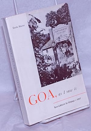 Image du vendeur pour Goa, as I saw it mis en vente par Bolerium Books Inc.