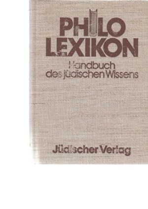 Seller image for Philo-Lexikon : Handbuch des jdischen Wissens. for sale by Fundus-Online GbR Borkert Schwarz Zerfa