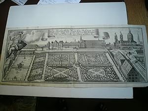 München, Residenz, anno 1701, Kupferstich, M. Wening, von zwei Platten gedruckt. Die Churfürstlic...