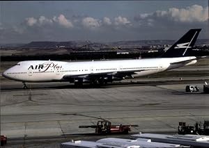 Ansichtskarte / Postkarte Spanisches Passagierflugzeug, Air Plus Comet, Boeing B747 200, EC IPN