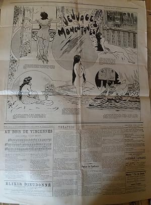 Imagen del vendedor de Curiosa FIN DE SIECLE Journal Illustre 1895 476 Aristide BRUANT Paul ADAM a la venta por CARIOU1