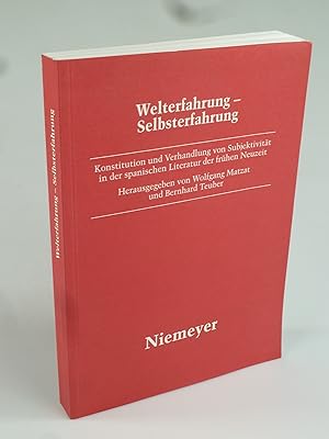 Bild des Verkufers fr Welterfahrung - Selbsterfahrung. zum Verkauf von Antiquariat Dorner