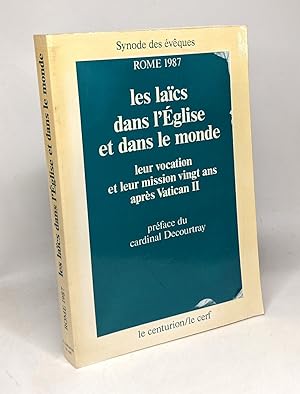 Seller image for Les lacs dans l'glise et dans le monde / vingt ans aprs Vatican II for sale by crealivres