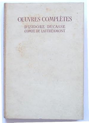 Seller image for Oeuvres compltes. Les chants de Maldoror. Correspondance. Prsentation, tude de notes, commentaires par Philippe Soupault. for sale by Rometti Vincent