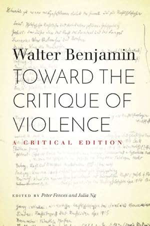 Seller image for Toward the Critique of Violence for sale by GreatBookPricesUK