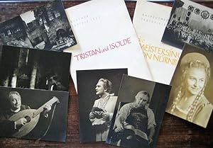 Bayreuther Festspiele 1952. Konvolut: 2 Programmhefte: Heft 1: Tristan und Isolde. - Heft 6: Die ...