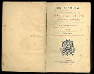 Breviarium ad usum fratrum et monialum ordinis eremitarum Sancti Augustini juxta formam breviarii...
