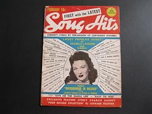 Bild des Verkufers fr SONG HITS February, 1946 zum Verkauf von The Book Scot