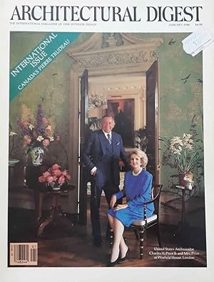Architectural Digest. The international Magazine of fine interior design. Full year 1986