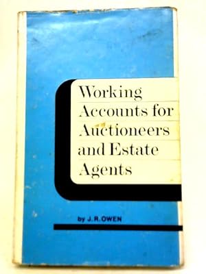 Image du vendeur pour Working Accounts for Auctioneers and Estate Agents mis en vente par World of Rare Books