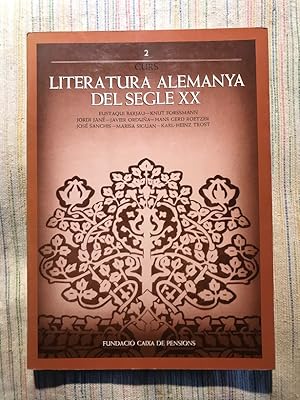 Seller image for Literatura alemanya del segle XX for sale by Campbell Llibres