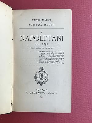 I Napoletani dl 1799. Poema drammatico in sei atti