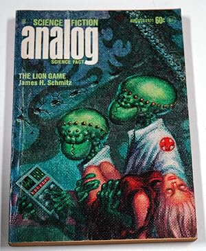 Imagen del vendedor de ANALOG Science Fiction/ Science Fact: August, Aug. 1971 a la venta por Preferred Books