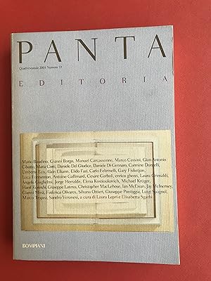 PANTA. Editoria n.19 /2001