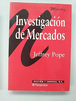 INVESTIGACION DE MERCADOS