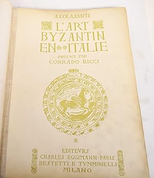 Seller image for L'Art Byzantin en Italie for sale by Mullen Books, ABAA