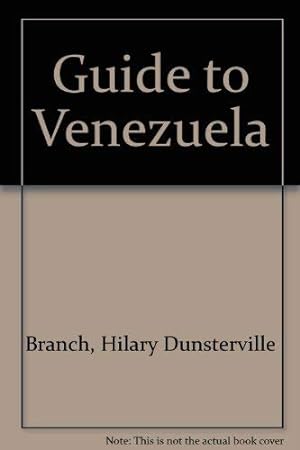 Image du vendeur pour Guide to Venezuela mis en vente par WeBuyBooks