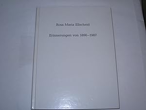 Bild des Verkufers fr Erinnerungen von 1896-1987. zum Verkauf von Der-Philo-soph