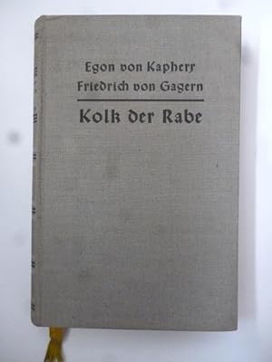 Seller image for KOLK DER RABE; und andere Tiergeschichten; for sale by Allguer Online Antiquariat