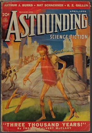 Immagine del venditore per ASTOUNDING Science-Fiction: April, Apr. 1938 ("Three Thousand Years!") venduto da Books from the Crypt