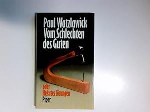 Bild des Verkufers fr Vom Schlechten des Guten oder Hekates Lsungen. zum Verkauf von Antiquariat Buchhandel Daniel Viertel