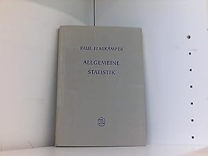 Imagen del vendedor de Allgemeine Statistik. Grundriss der Statistik Teil I. a la venta por Book Broker