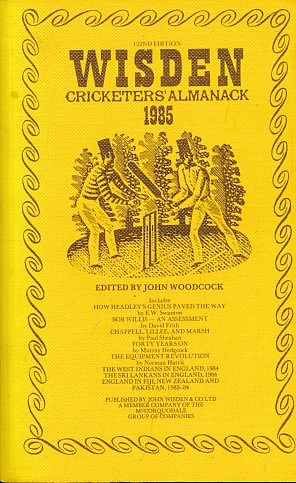 Immagine del venditore per Wisden Cricketers' Almanack 1985. 122nd edition venduto da Barter Books Ltd