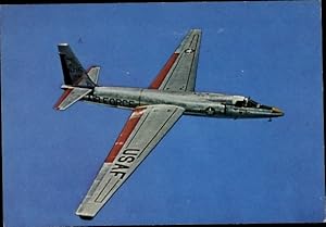 Ansichtskarte / Postkarte Amerikanisches Militärflugzeug, USAF US Air Force, Lockheed U2, Long Ra...