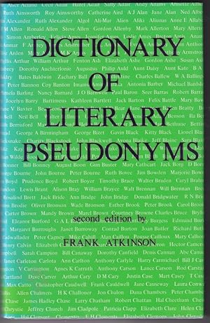 Imagen del vendedor de Dictionary of Literary Pseudonyms a la venta por Broadwater Books