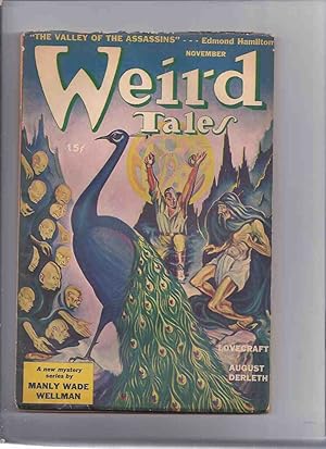 Weird Tales Magazine ( Pulp ) / Volume 37 ( xxxvii ) # 2 November 1943 ( Herbert Reanimator [conc...