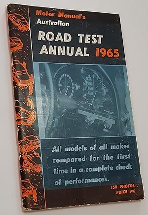 MOTOR MANUAL'S AUSTRALIAN ROAD TEST ANNUAL 1965