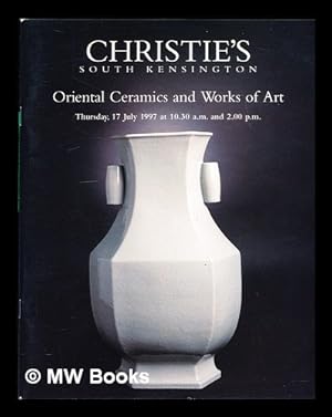 Immagine del venditore per Oriental ceramics and works of art / Christie's venduto da MW Books Ltd.