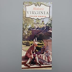 Historic Virginia Color Prints [Colonial Williamsburg Advertisement]