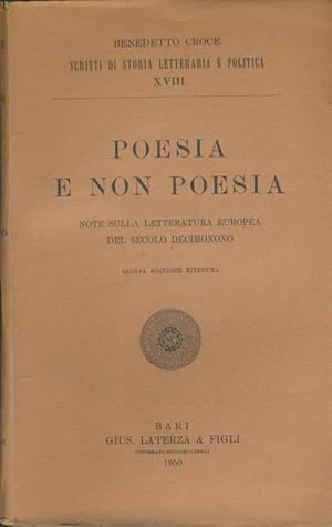 Poesia e non poesia