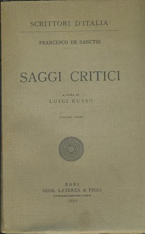 Saggi critici. 3 volumi